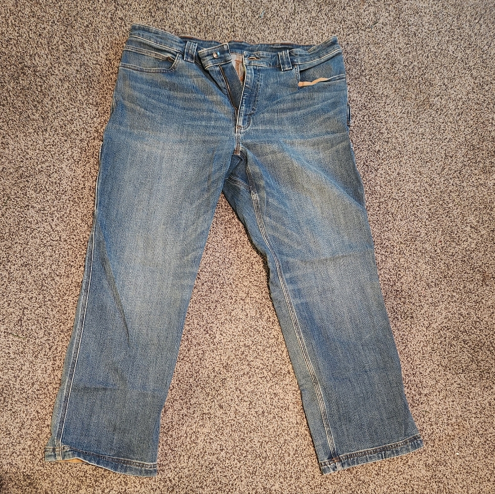 40x30 Duluth Mens Ballroom Double Flex Carpenter Jeans - Picture 4 of 13
